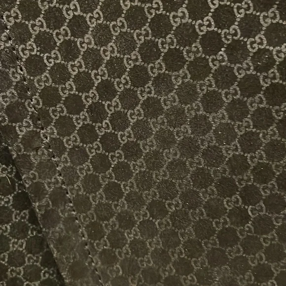 Black Gucci Guccissima gg blazer jacket suede size 48 so hot - Picture 2 of 7